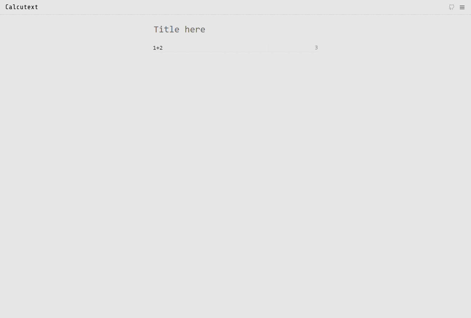 calcutext