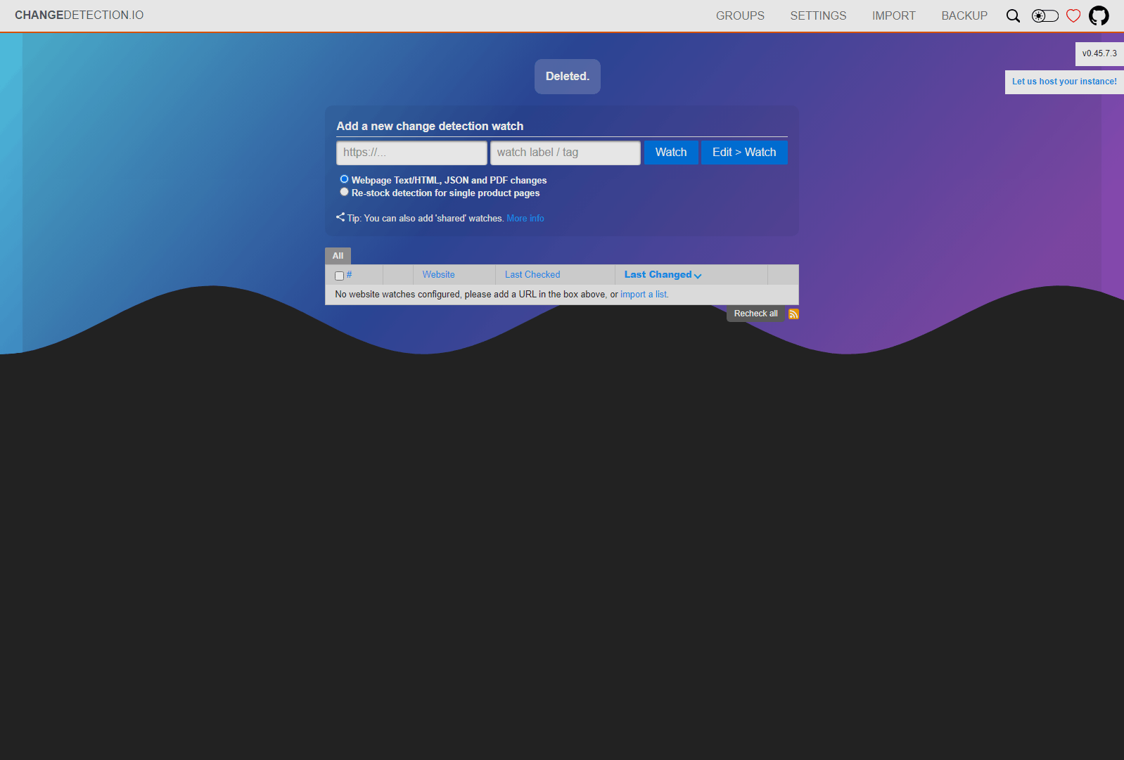changedetection