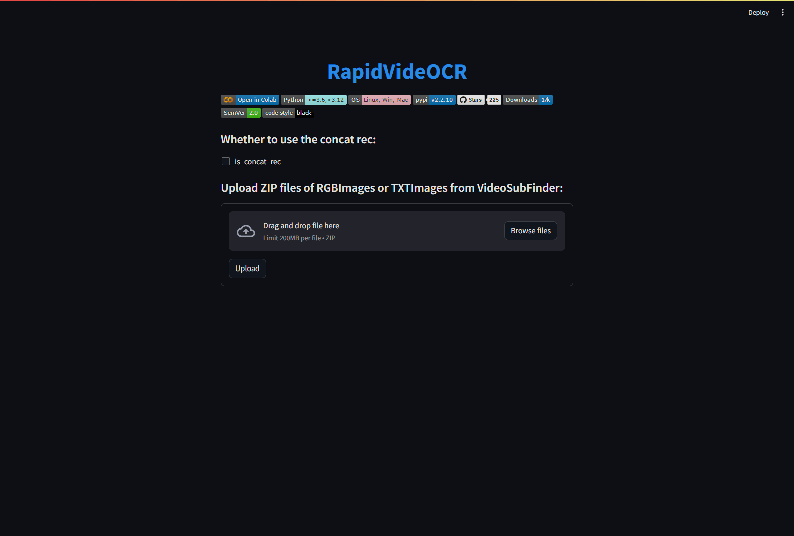 rapidvideocr