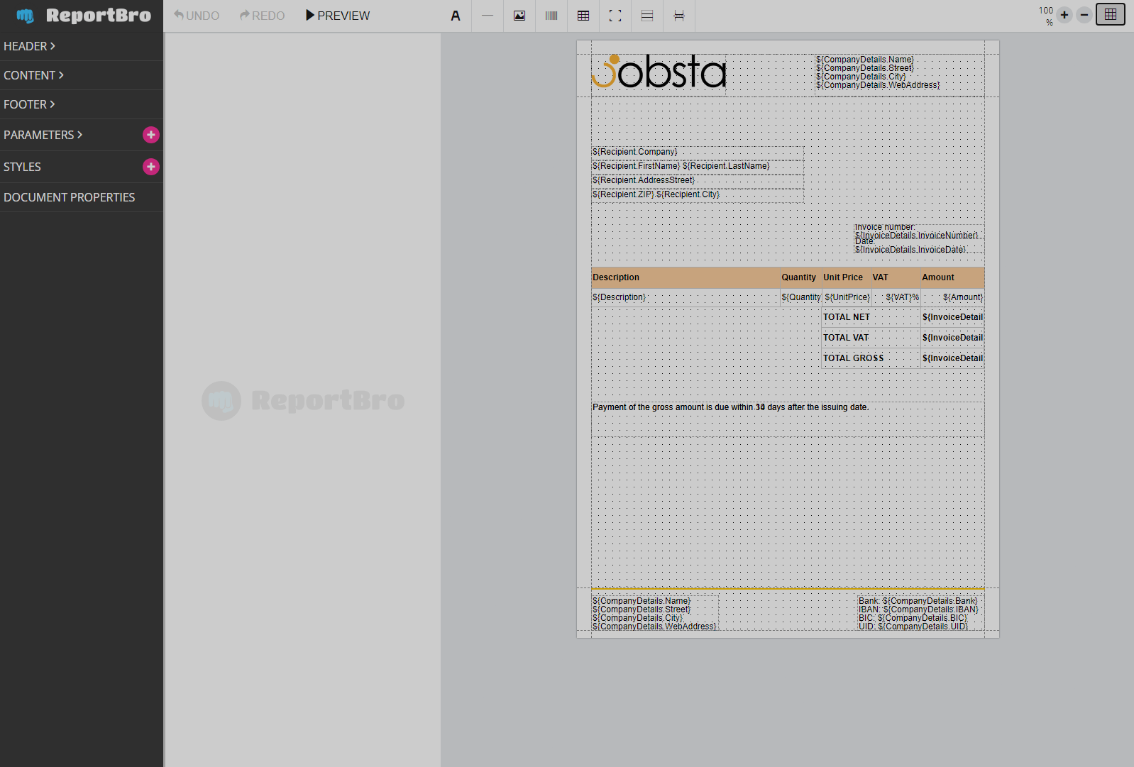 reportbro-designer