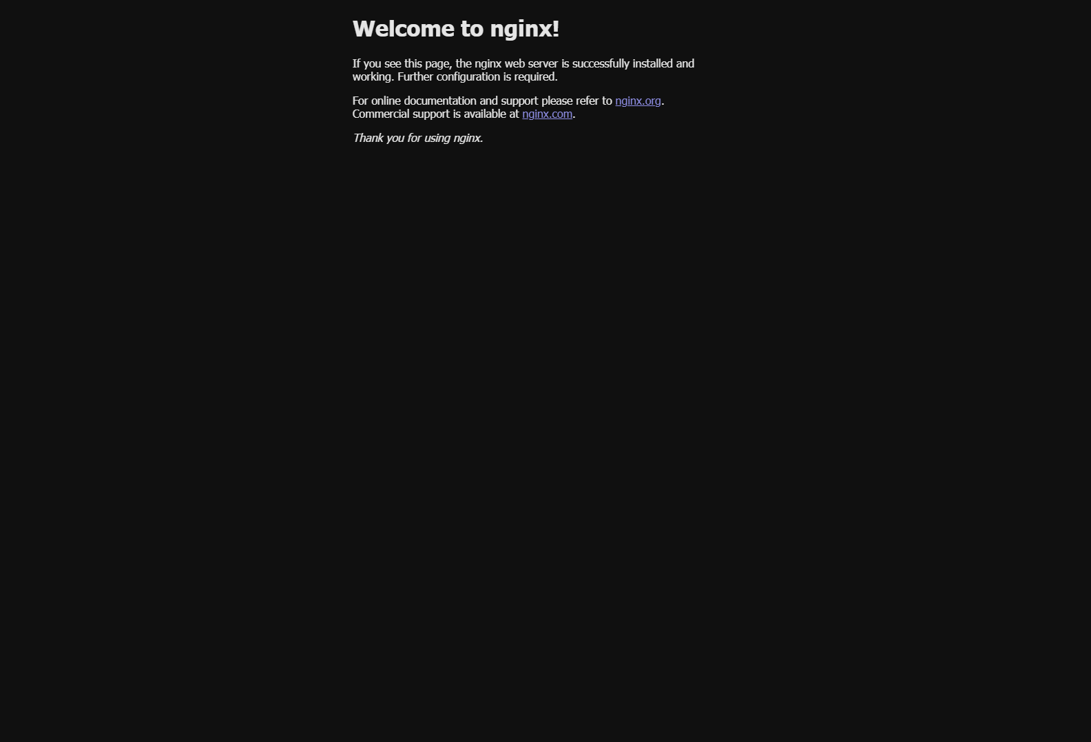 nginx